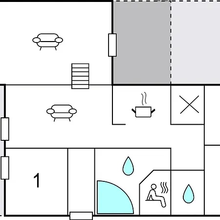 Dom wakacyjny Pet Friendly In With Sauna